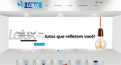 Desktop Screenshot of lalux.com.br